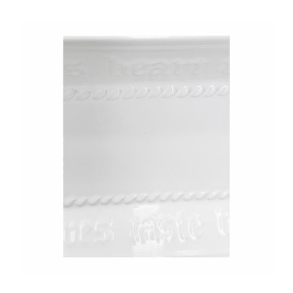 Vintage Pfaltzgraff Heirloom Stonewear Creamy White Bread Tray - Picture 10 of 10